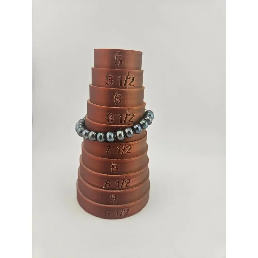 7.5in Black Pearl Bracelet - Picture 9 of 11
